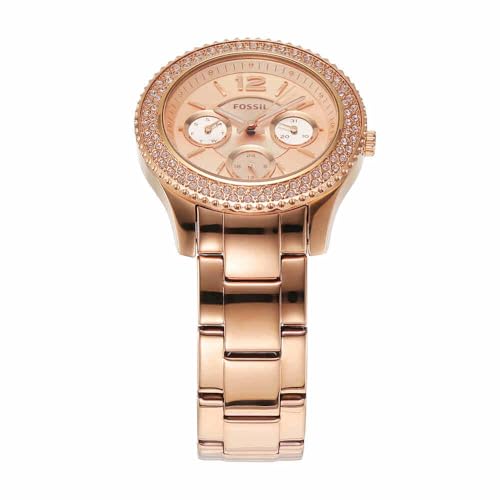 Detalle 2 de Fossil Stella cronógrafo 38 mm tono oro rosa