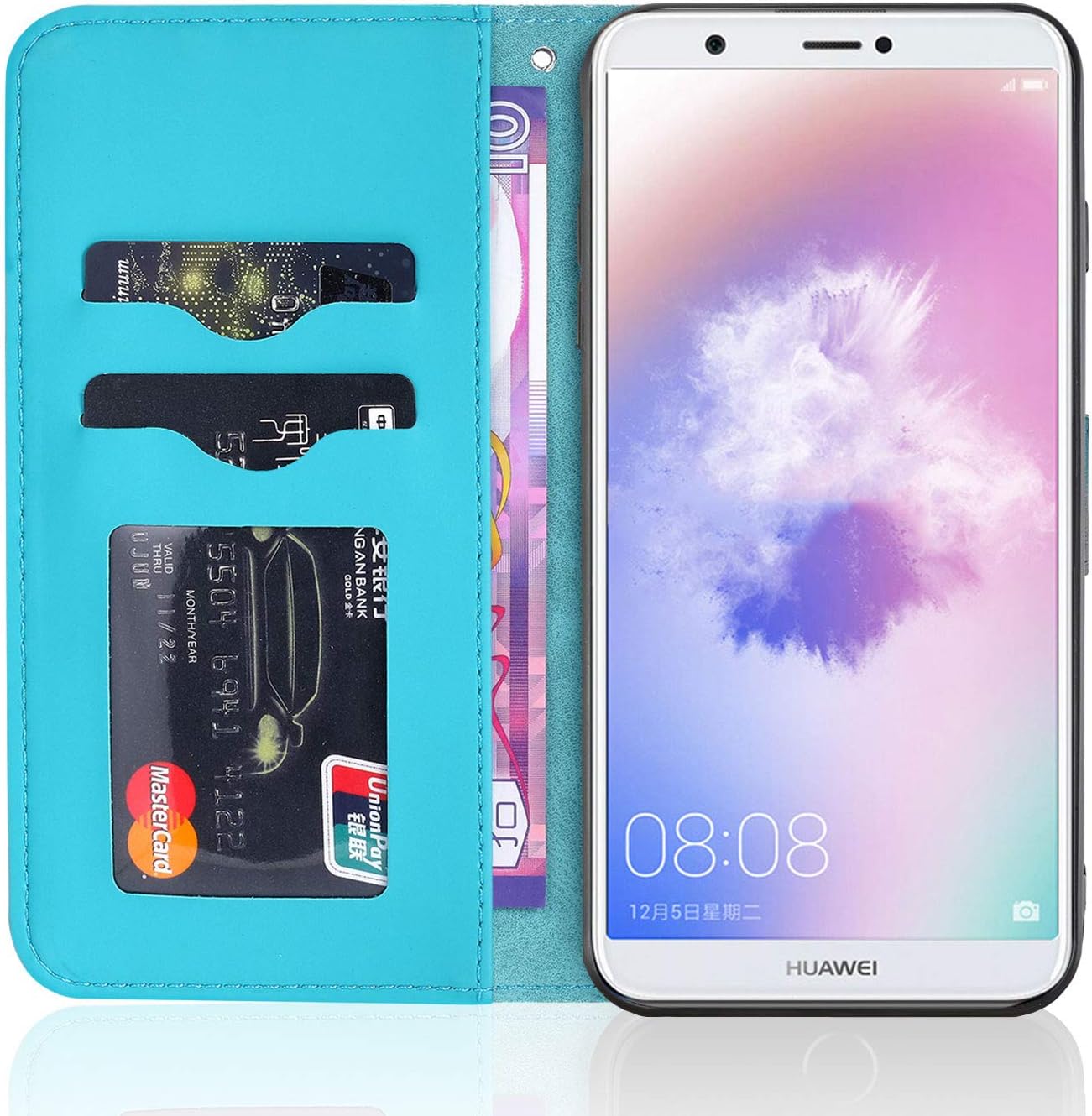 Detalle 2 de Norn Tree of Life Wallet Case for Huawei P Smart 2017