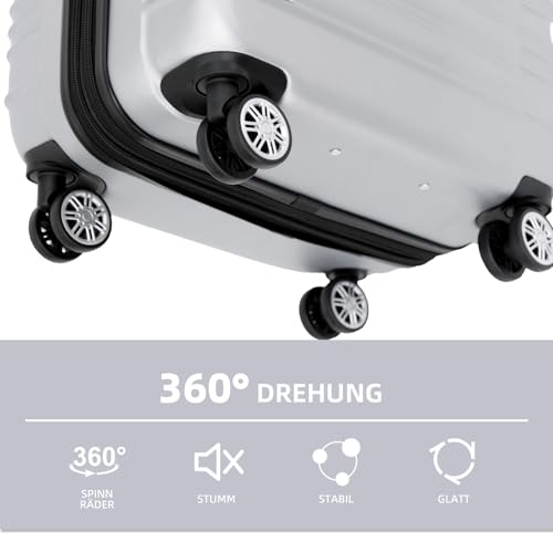 Thumbnail 7 de BEIBYE Reisekoffer 2088 – Stabiler ABS-Koffer mit Erweiterung und Zwillingsrollen