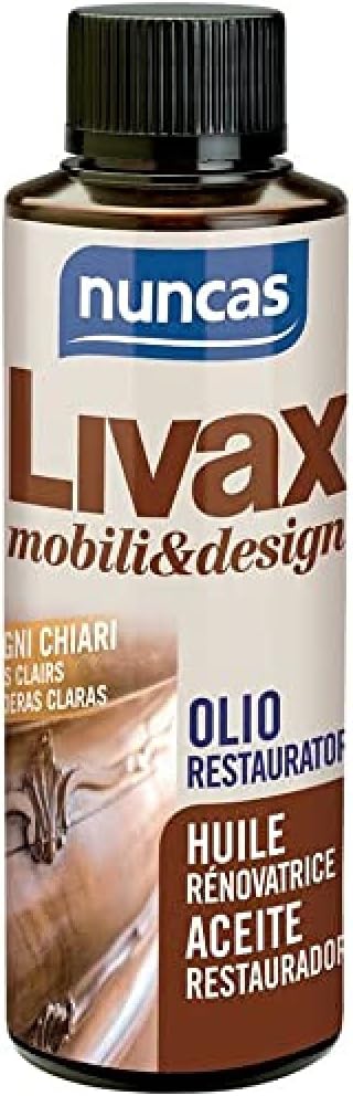 Detalle de Nuncas Livax Mobili&Design Olio Restauratore Legni Chiari - 120 ml