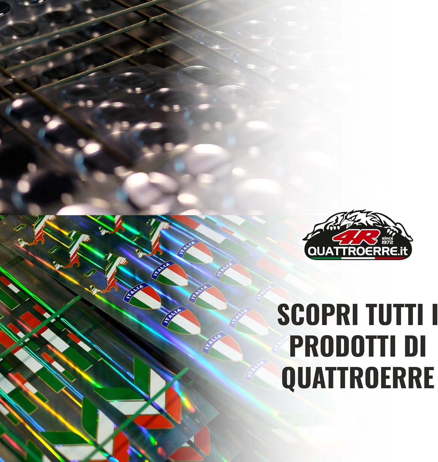 Detalle de Quattroerre Schlüsselanhänger Italien mit original Fiat Logos – 12 mm