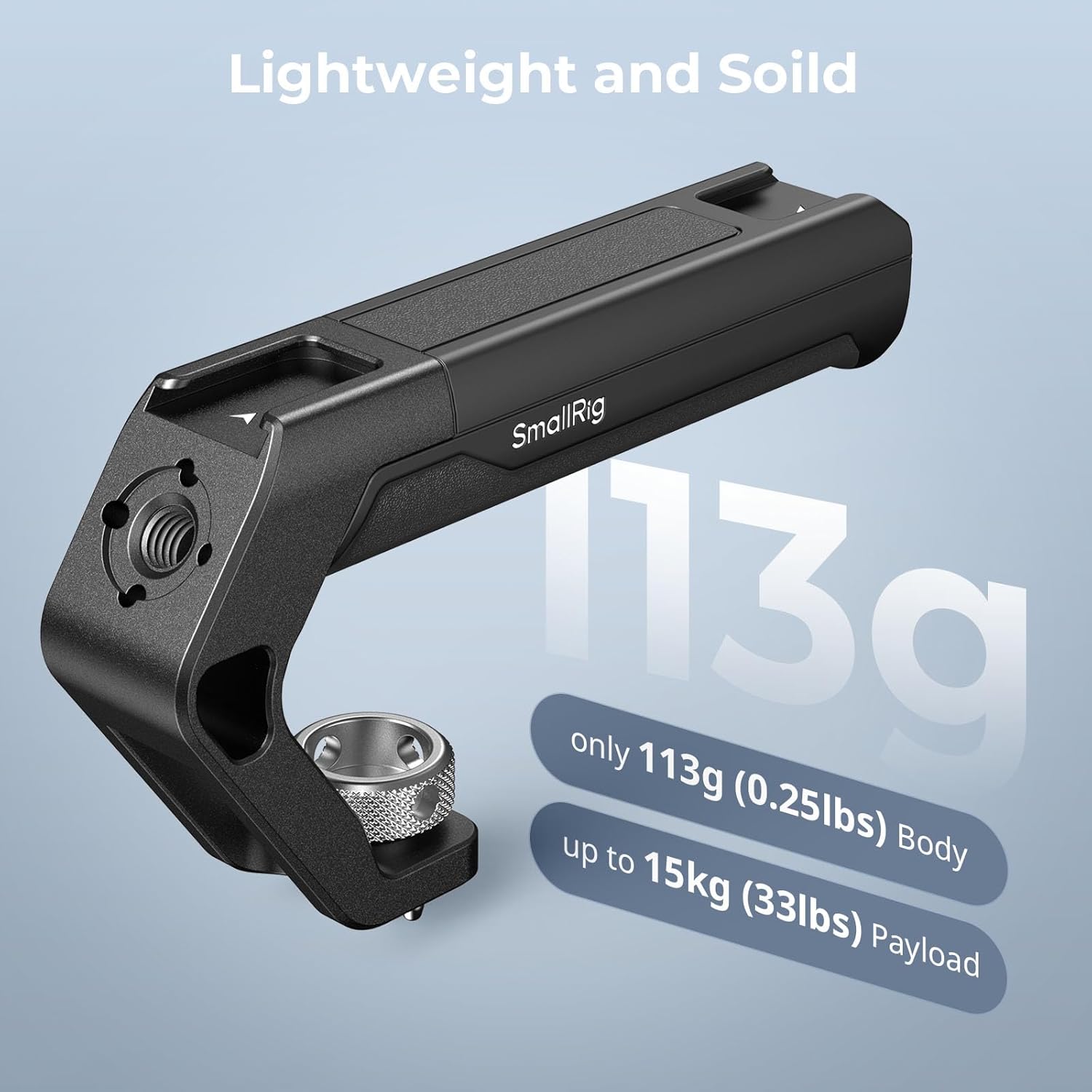 Thumbnail 2 de SmallRig Lightweight Top Handle with ARRI Locating Pins (Model 4757) – 113g