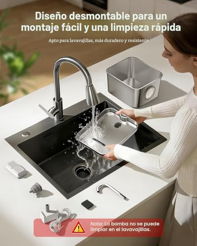 Detalle de Fuente para gatos BalimoPet Acero Inoxidable 2,6 L: flujo suave, filtración triple y diseño compacto