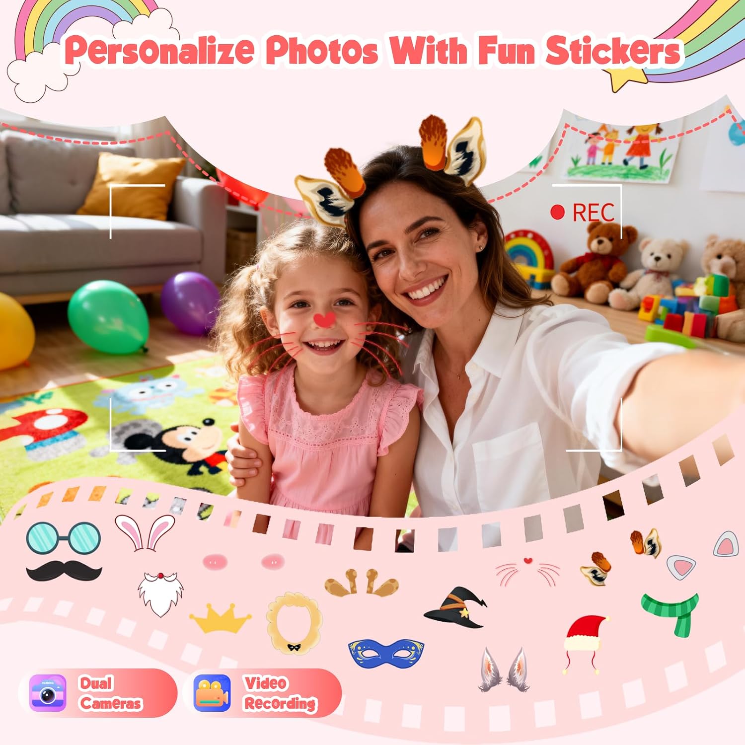 Detalle 2 de Kids Smart Phone Mini Toddler Cell Phone for Girls