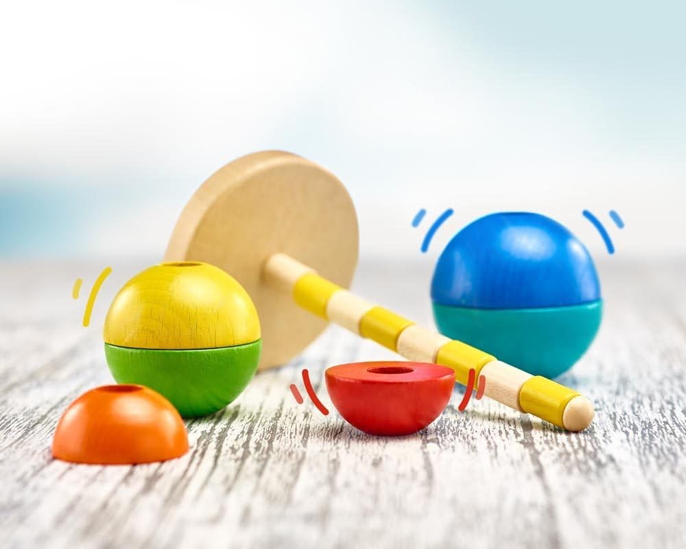 Detalle 2 de Selecta 62002 Kugel Stapelturm – Holzspielzeug, 16 cm, Bunt