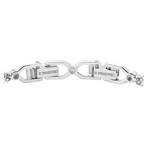 Detalle de Swarovski Bracciale Tennis Emily Round Bianco Placcato Rodio