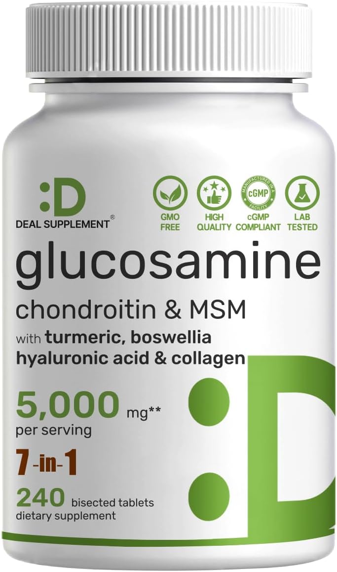 Detalle de Glucosamine Chondroitin Joint Supplement, 240 Tablets