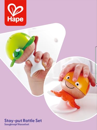 Thumbnail 6 de Hape Saugnapf Rasselset – 3‑teilige Meeres‑Tier Rassel- und Beißspielzeug, für Babys ab 0 Monaten