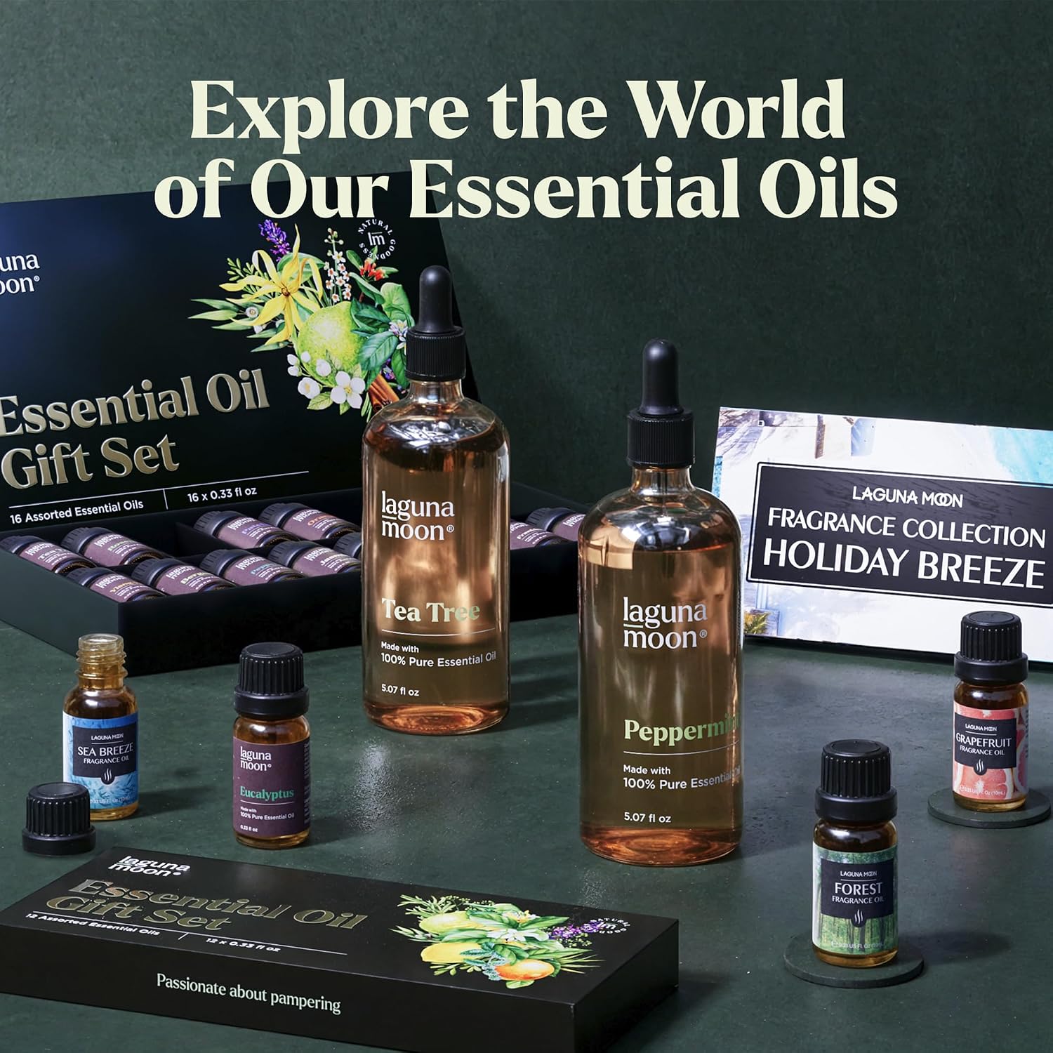 Thumbnail 6 de Lagunamoon Peppermint Oil – 150mL Pure Essential Oil for Diffusers, Aromatherapy & DIY Scents