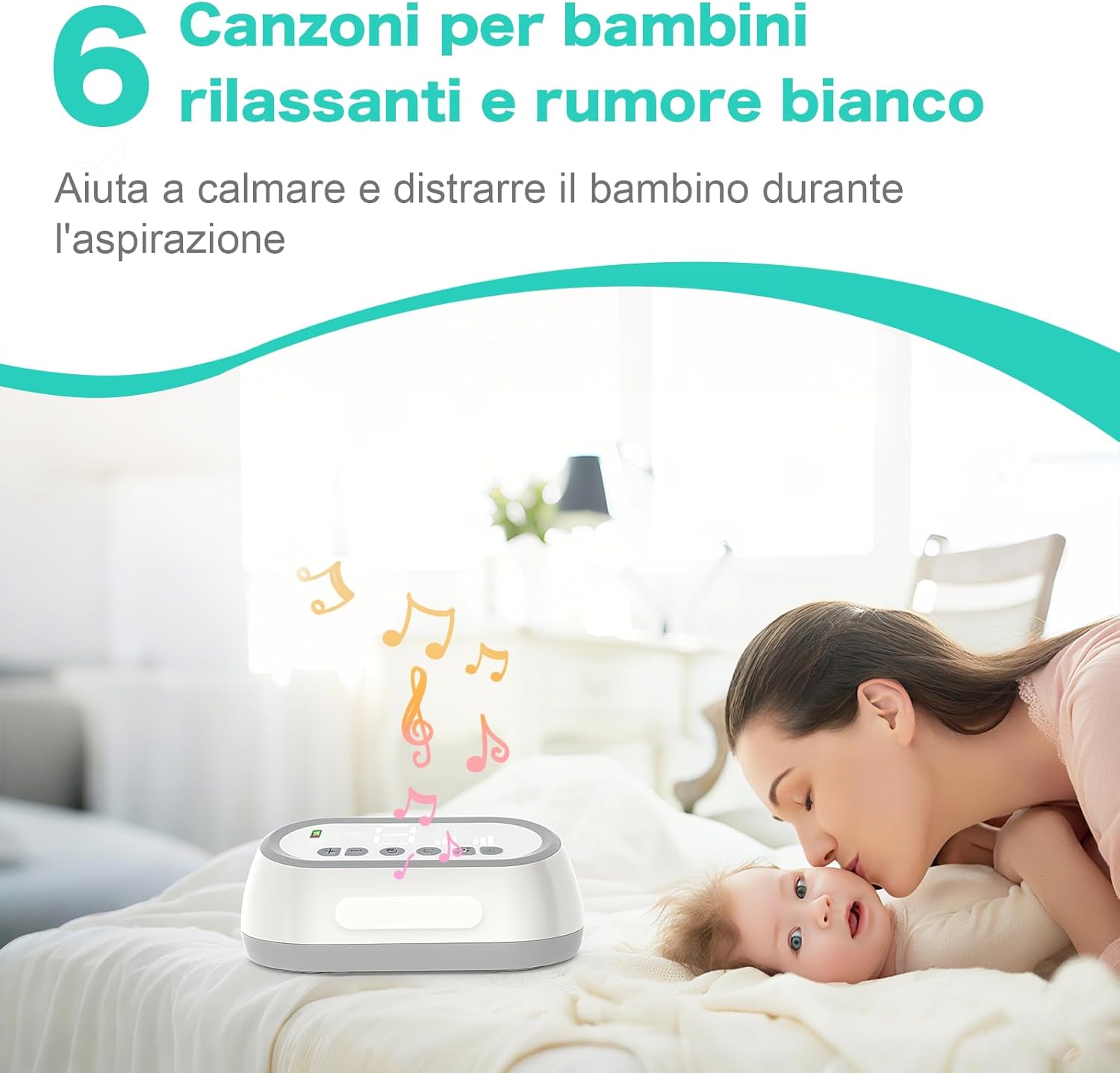 Thumbnail 3 de AZHE Aspiratore nasale per bambini: lavabile, silenzioso e a 6 livelli con musica e luce LED