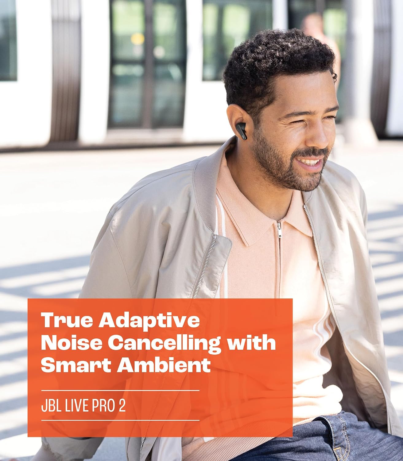 Thumbnail 5 de JBL Live Pro 2 JBLLIVEPRO2TWSSLAM Earbuds, Silver, Adaptive ANC, 40-Hour Playback