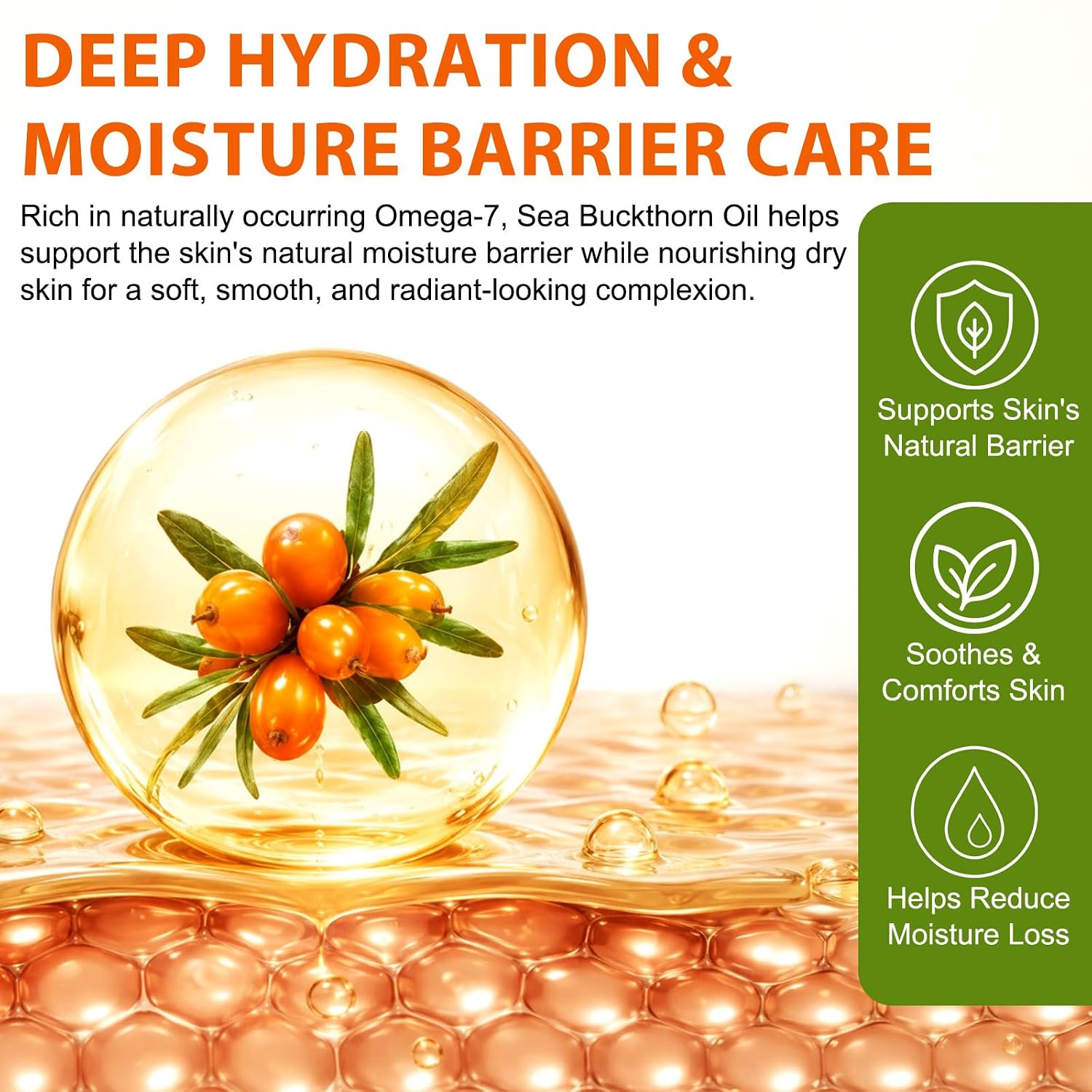 Detalle de Sea Buckthorn Oil, 60 mL