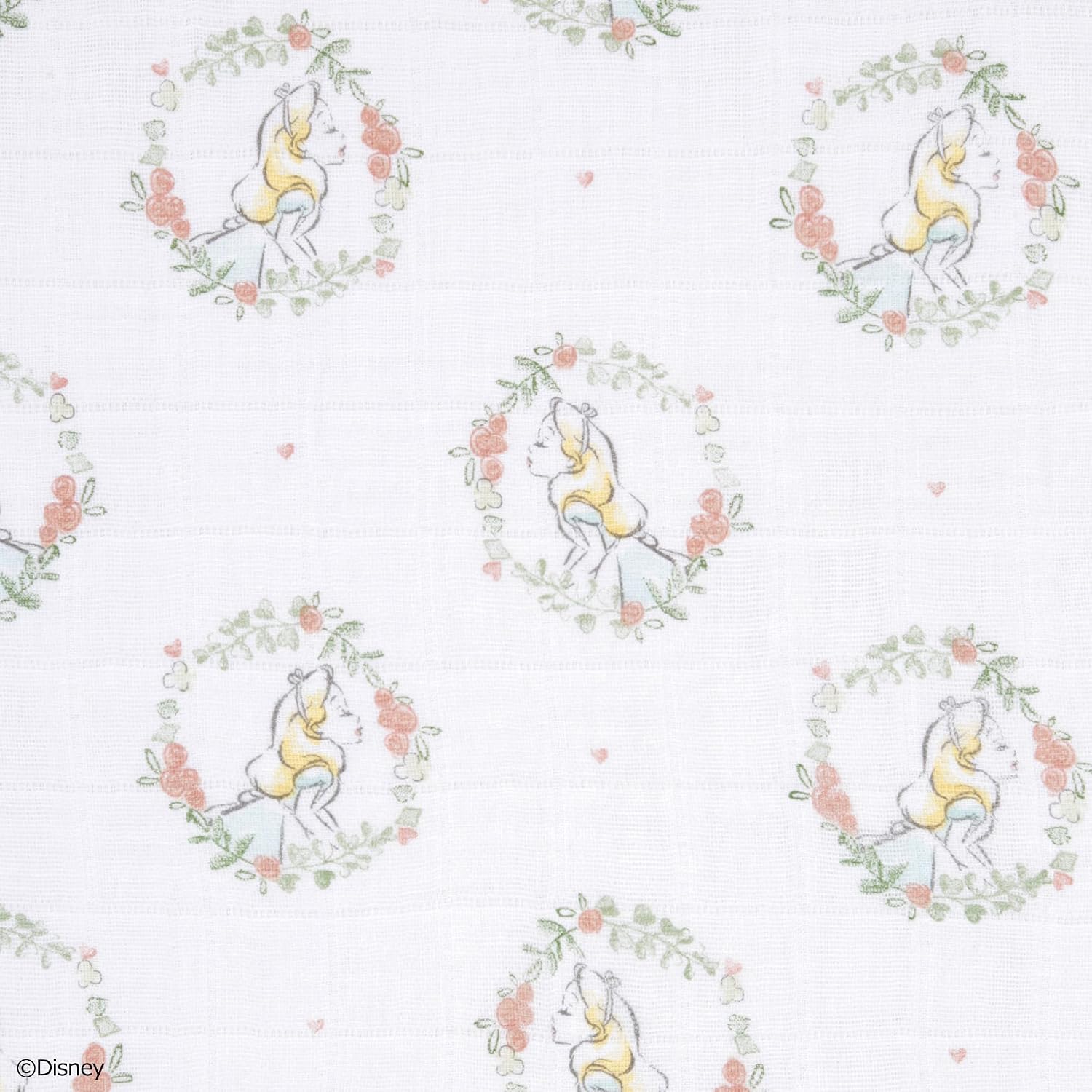 Detalle 2 de aden + anais WCADABDAWCC30013DI ガーゼタオル 3枚セット 30×30cm アリス柄