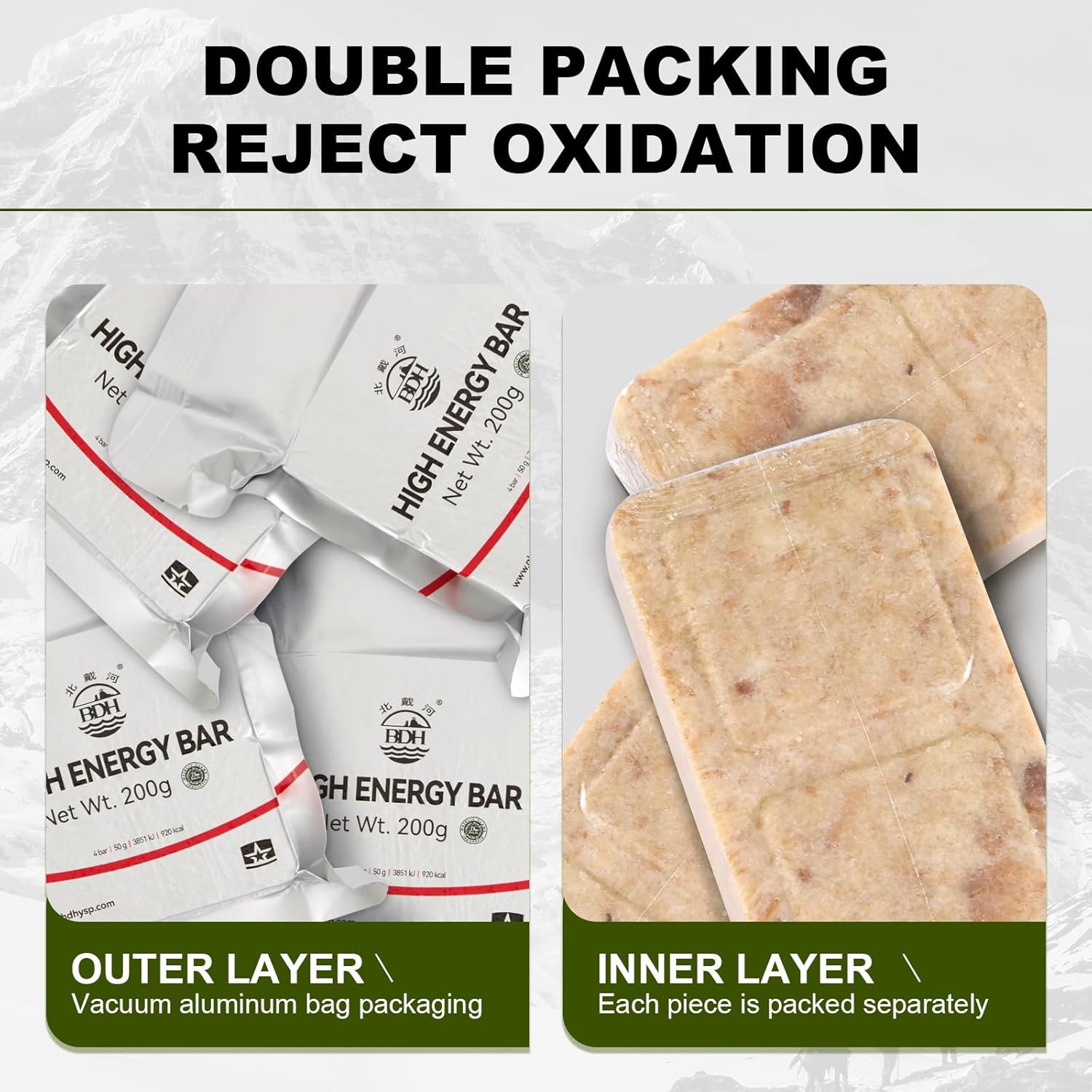 Thumbnail 5 de BDH Emergency Food Ration Bars 12 pack