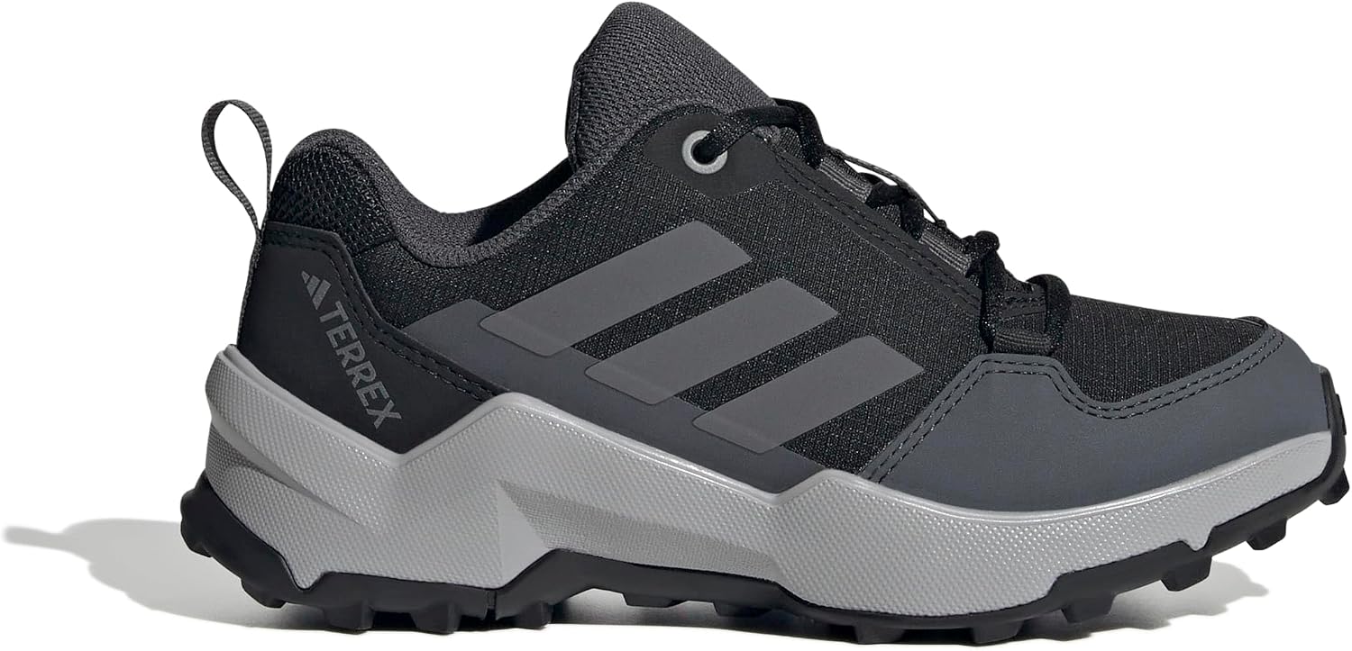 Detalle de adidas Terrex Ax4R Kinder Wanderschuh – Core Black/Grey Four/Grey Six, Größe 34 EU