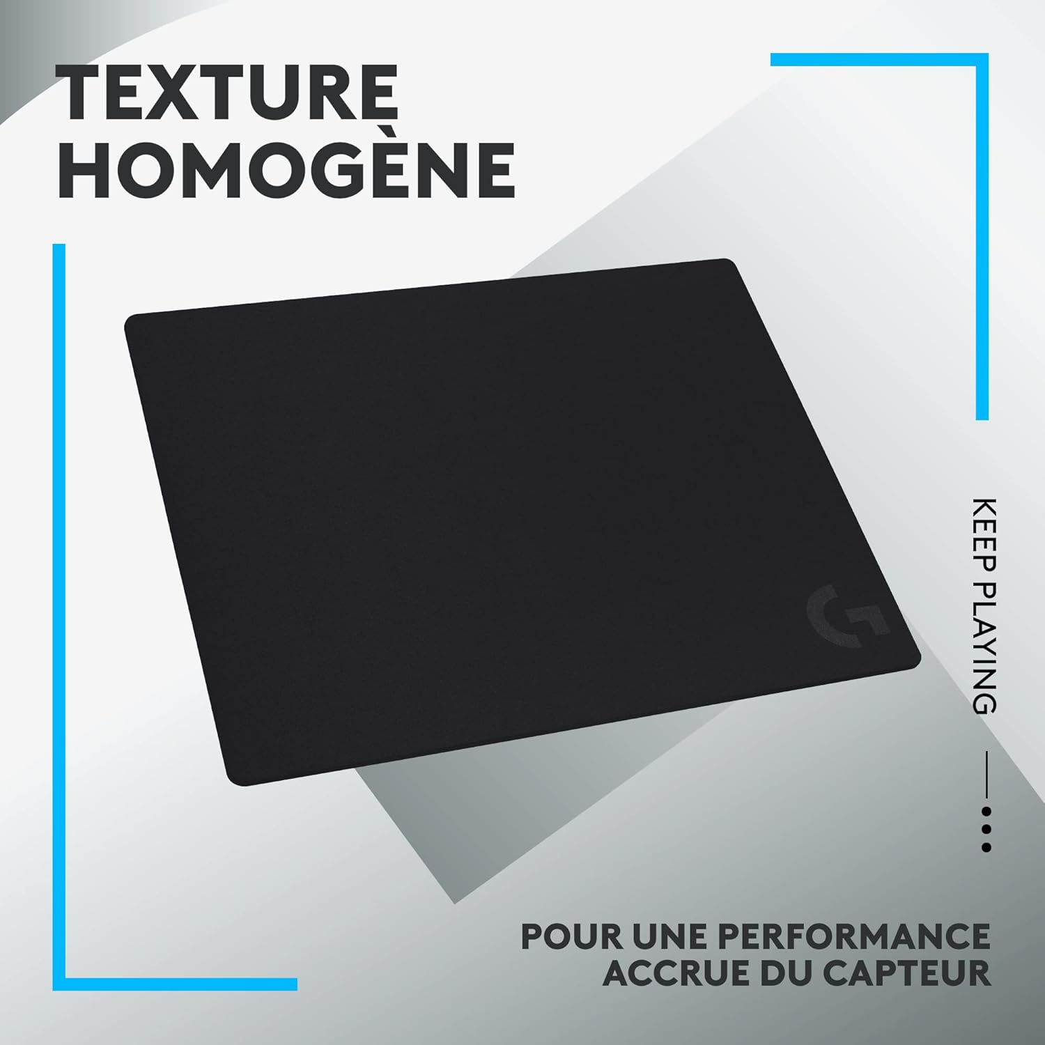 Thumbnail 2 de Logitech G G740 : grand tapis de souris gaming 5 mm, optimisé pour capteurs de jeu (Mac et PC)