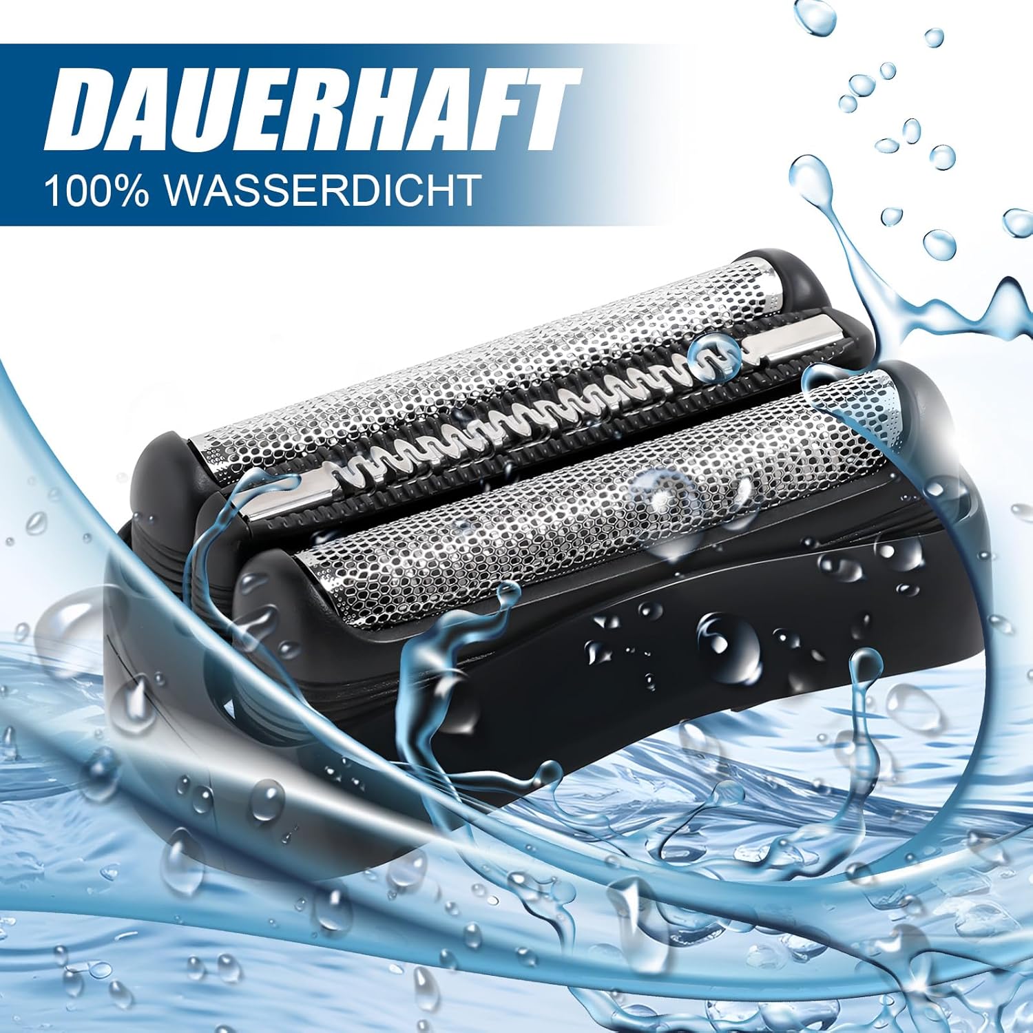 Thumbnail 2 de 2er-Pack Ersatzköpfe für Series 3 21B – Präzises Trimmen, kompatibel mit Braun S3 Serien