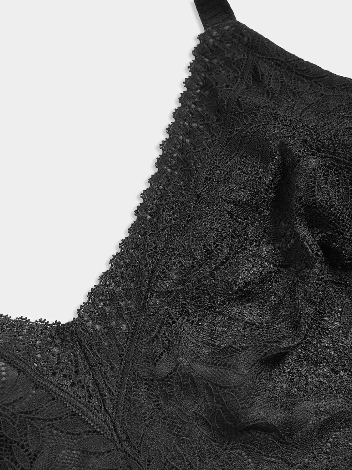 Detalle de Marks & Spencer Flexifit™ minimizerbeha voor dames zonder beugel, met kant