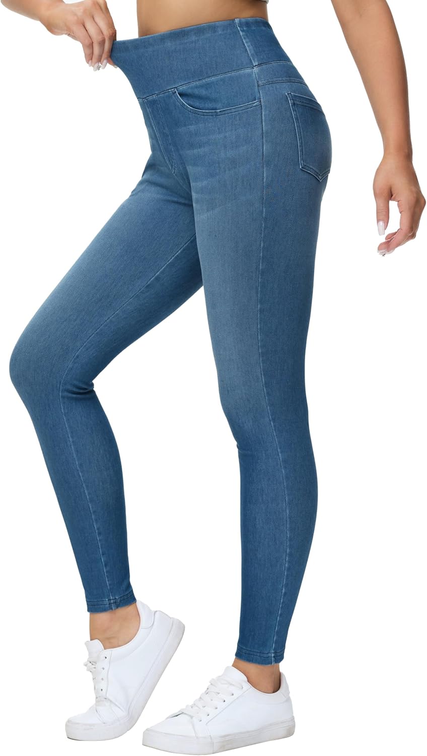 Detalle de THE GYM PEOPLE Jeggings taille haute femme