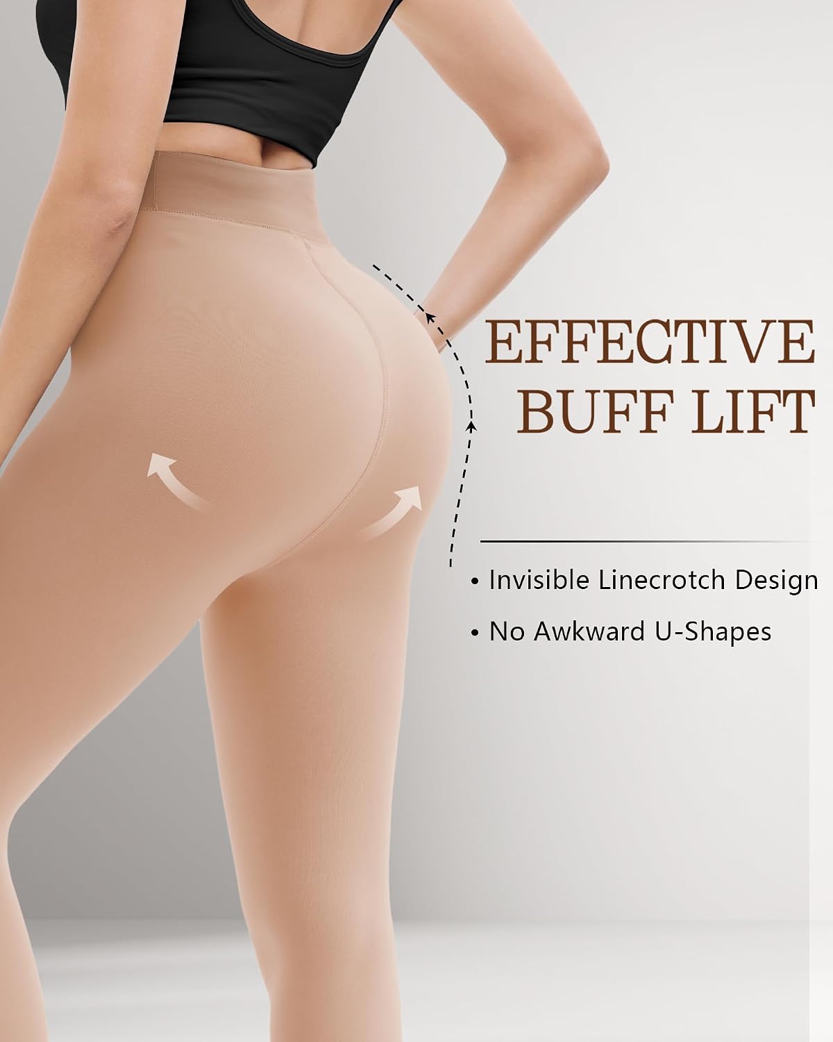 Thumbnail 1 de HONGTEYA Fleece-Lined Tights 220g