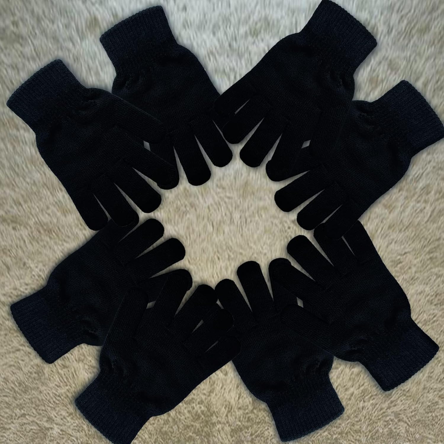 Thumbnail 6 de SILEDGN Acrylic Knit Winter Gloves