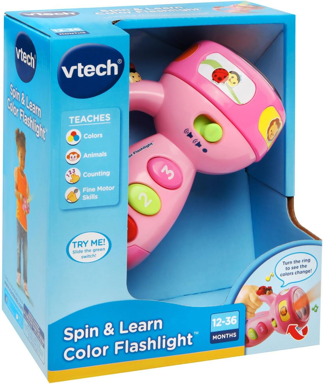 Thumbnail 6 de VTech Spin and Learn Color Flashlight 5-Color