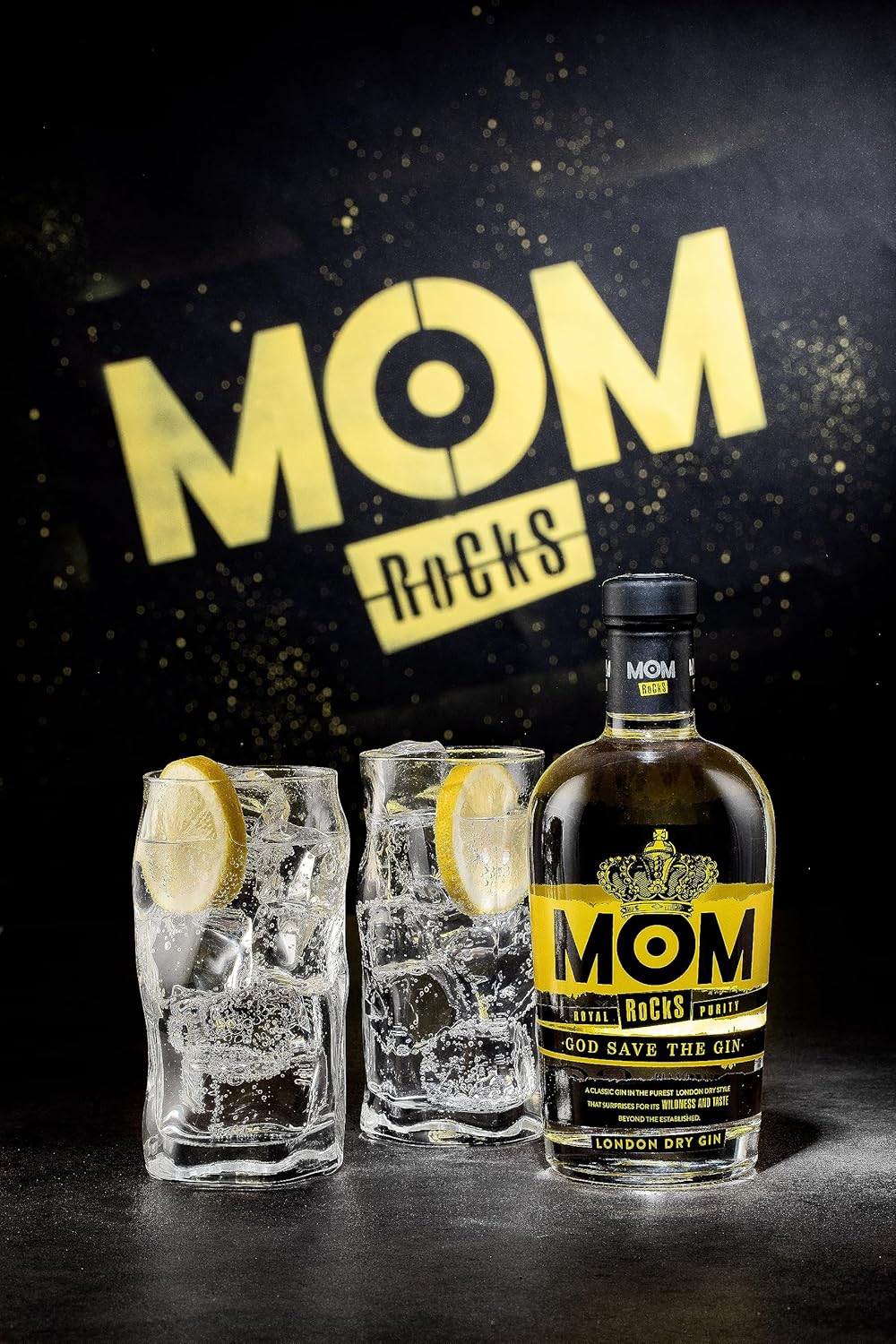 Thumbnail 1 de MOM GOD SAVE THE GIN Rocks - Ginebra Premium 🍸 700 ml