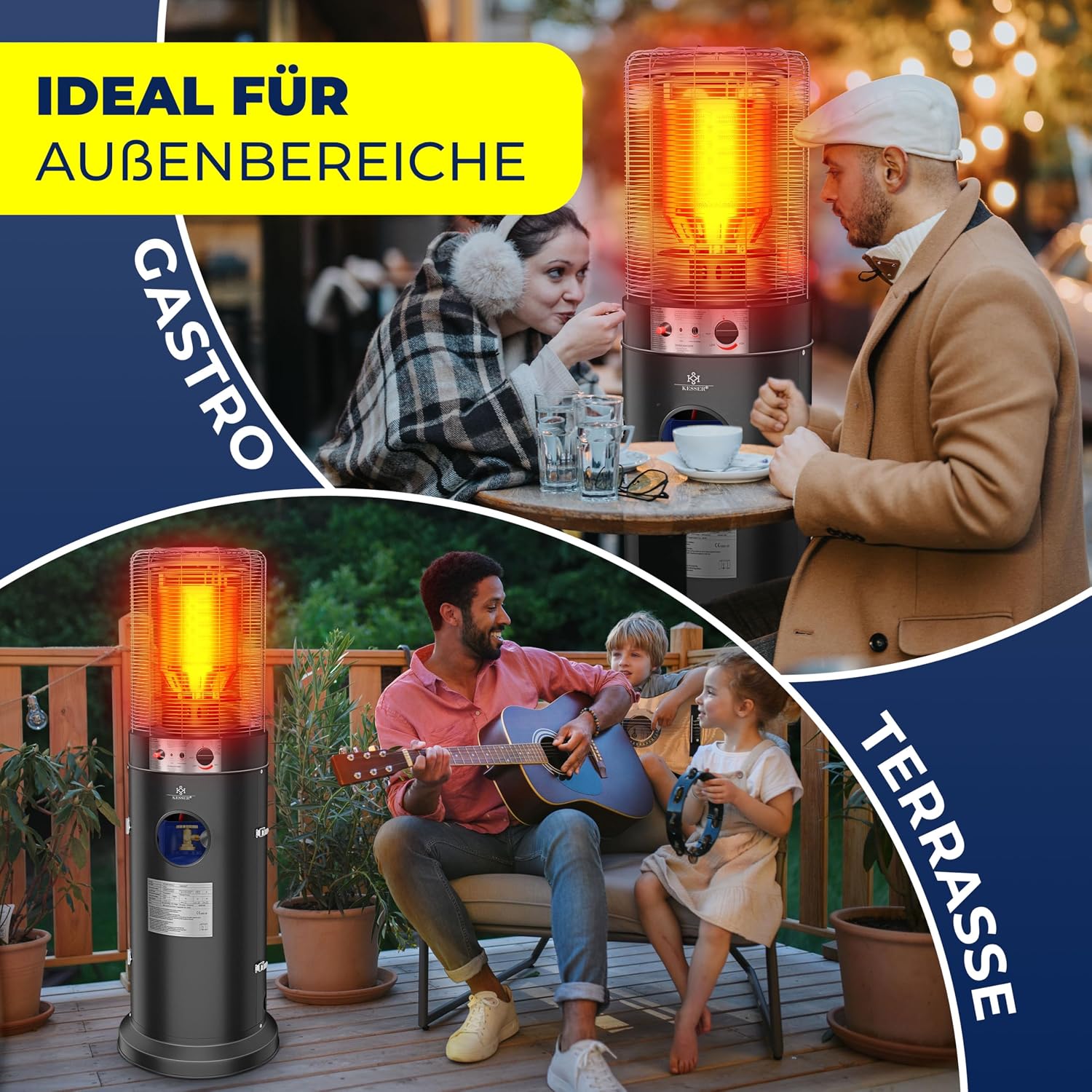 Thumbnail 6 de KESSER KE12 Heizstrahler Terrassenheizer