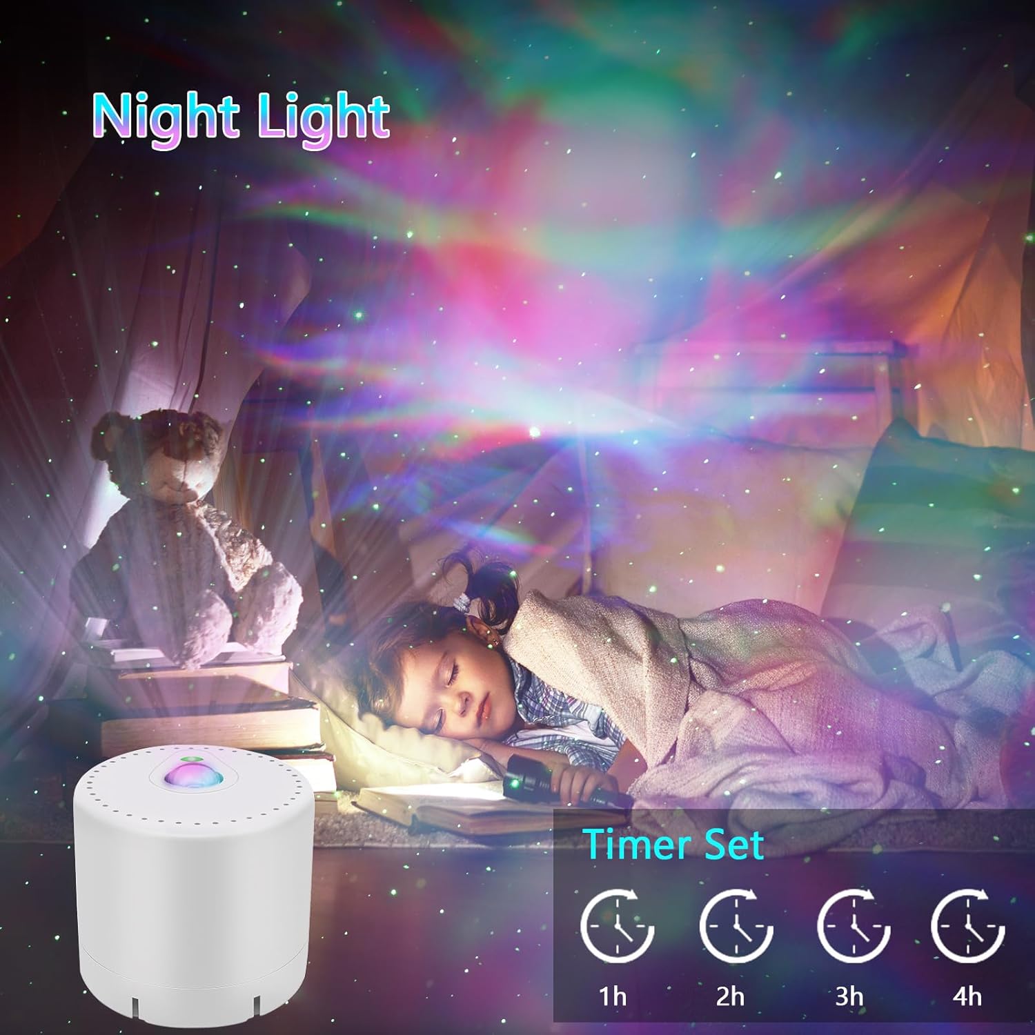 Detalle 1 de LED Star Galaxy projector with remote