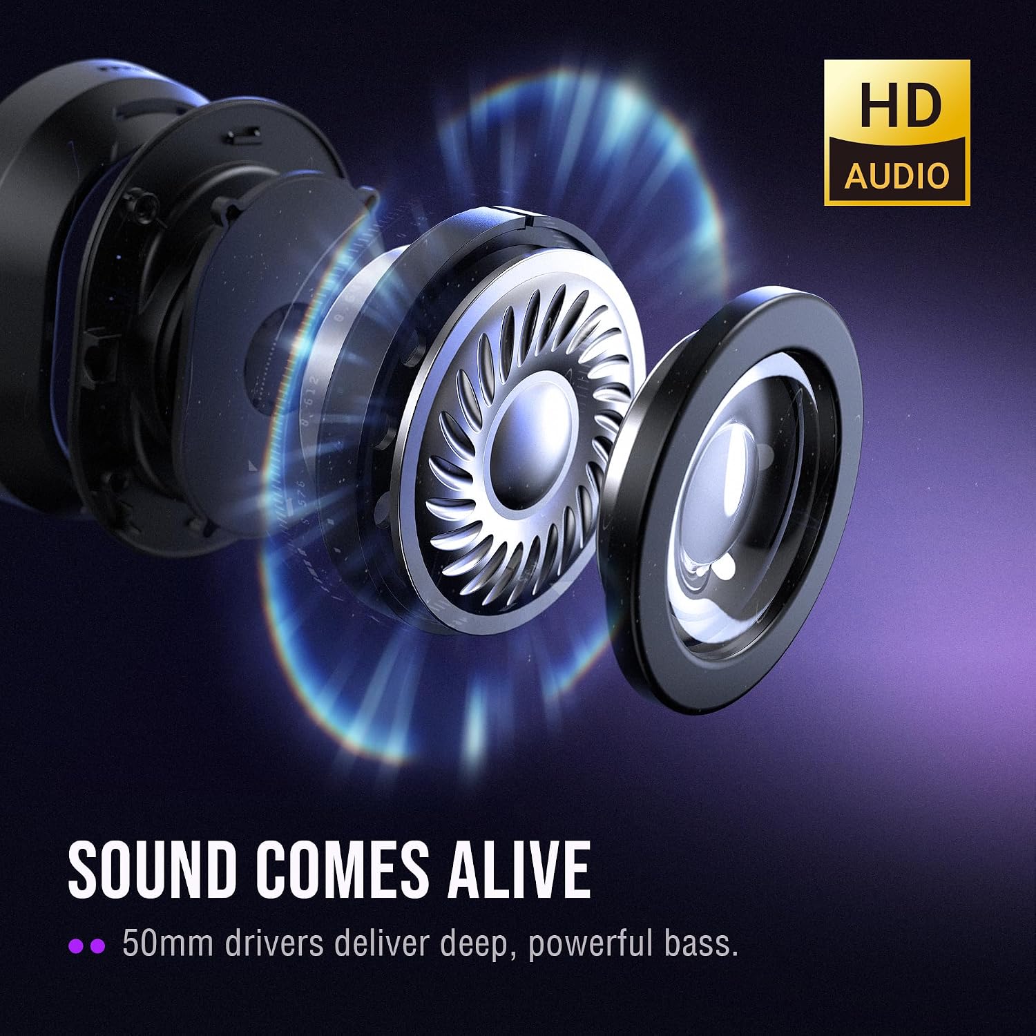 Detalle de FIFINE H13BP Wired USB Gaming Headset with 7.1 Surround and RGB