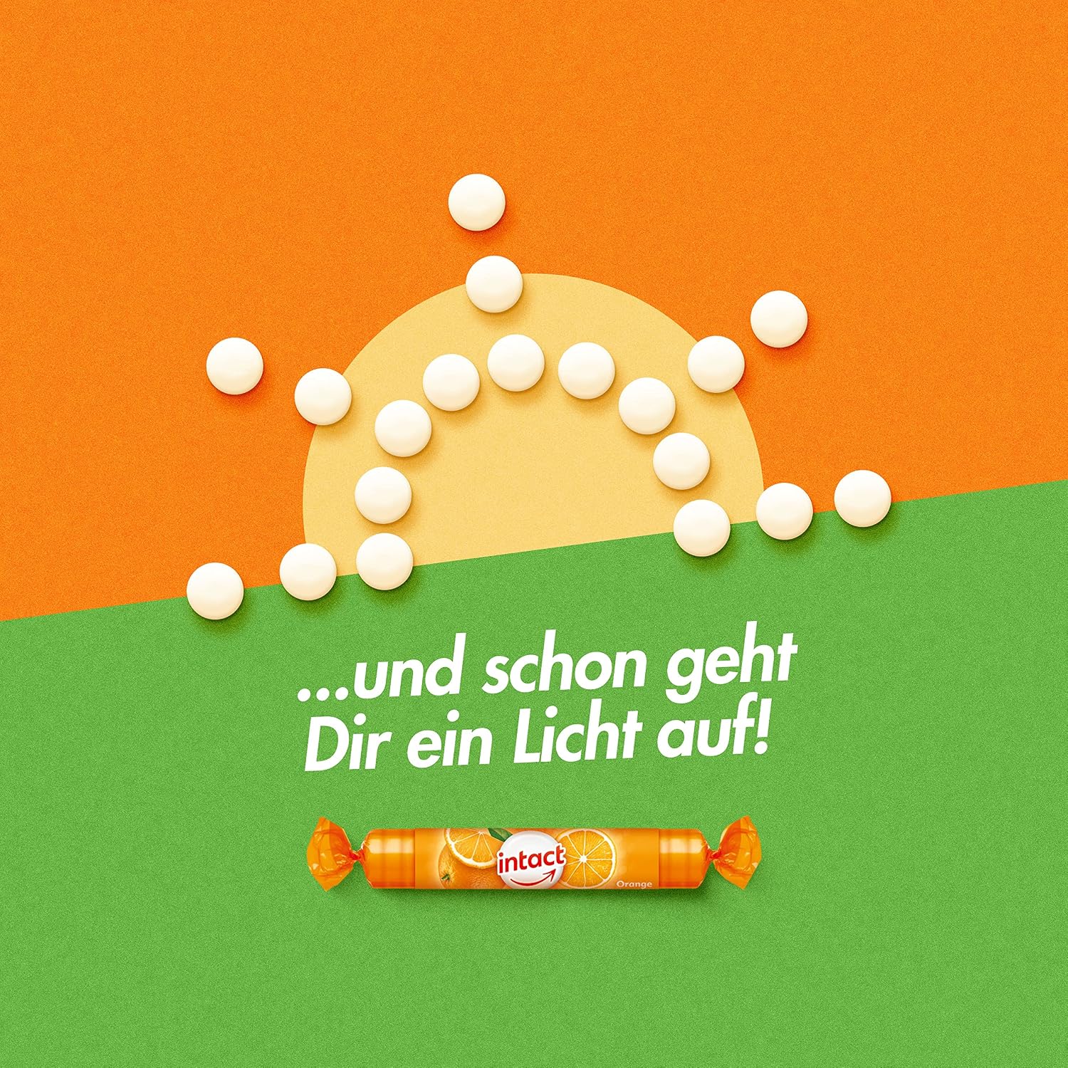 Thumbnail 3 de INTACT Orange Traubenzucker Rolle – Multipack 15 x 40 g (vegan)