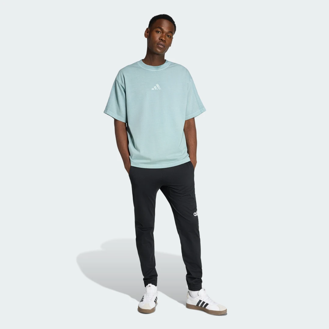 Thumbnail 2 de Camiseta efecto lavado ALL SZN de Adidas — verde, para uso diario