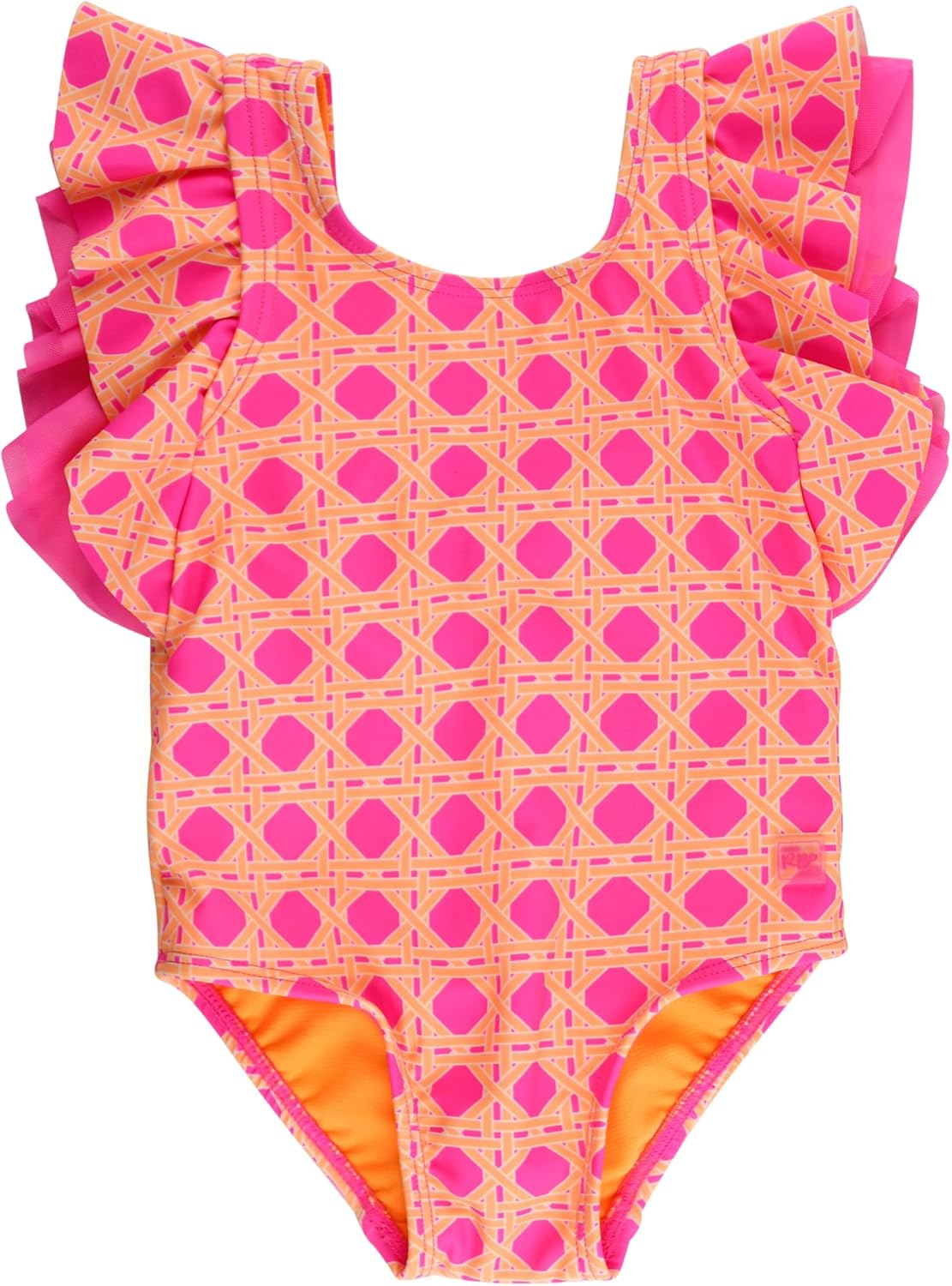 Thumbnail 6 de RuffleButts Baby/Toddler Girls Ruffle Strap One-Piece Swimsuit with UPF 50+ Sun Protection