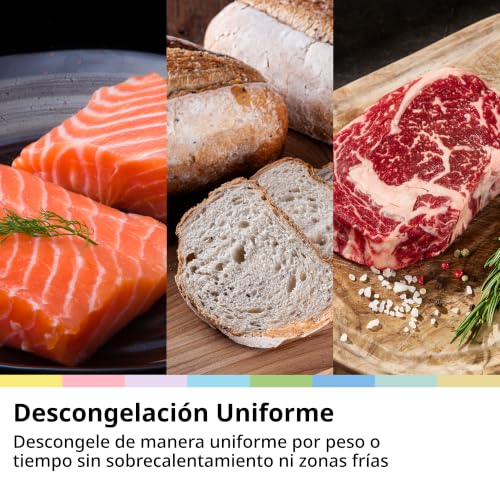 Detalle de COMFEE CMO-MP012ND(BK) Mini horno microondas de 20 L y 700 W, negro