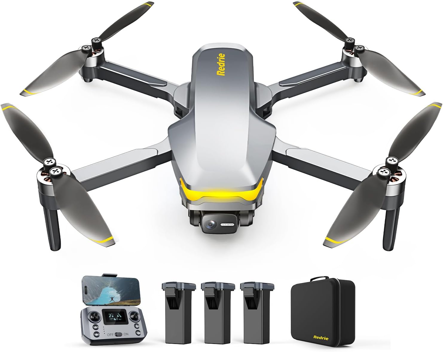 Detalle de REDRIE HK33 Drone with 4K Camera, 2-Axis Gimbal and GPS Flight Modes