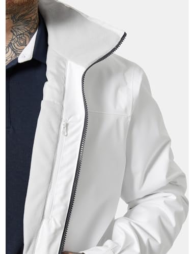 Thumbnail 7 de Helly Hansen Hombres Chaqueta de capa media con capucha Crew 2 – Blanco, XXL