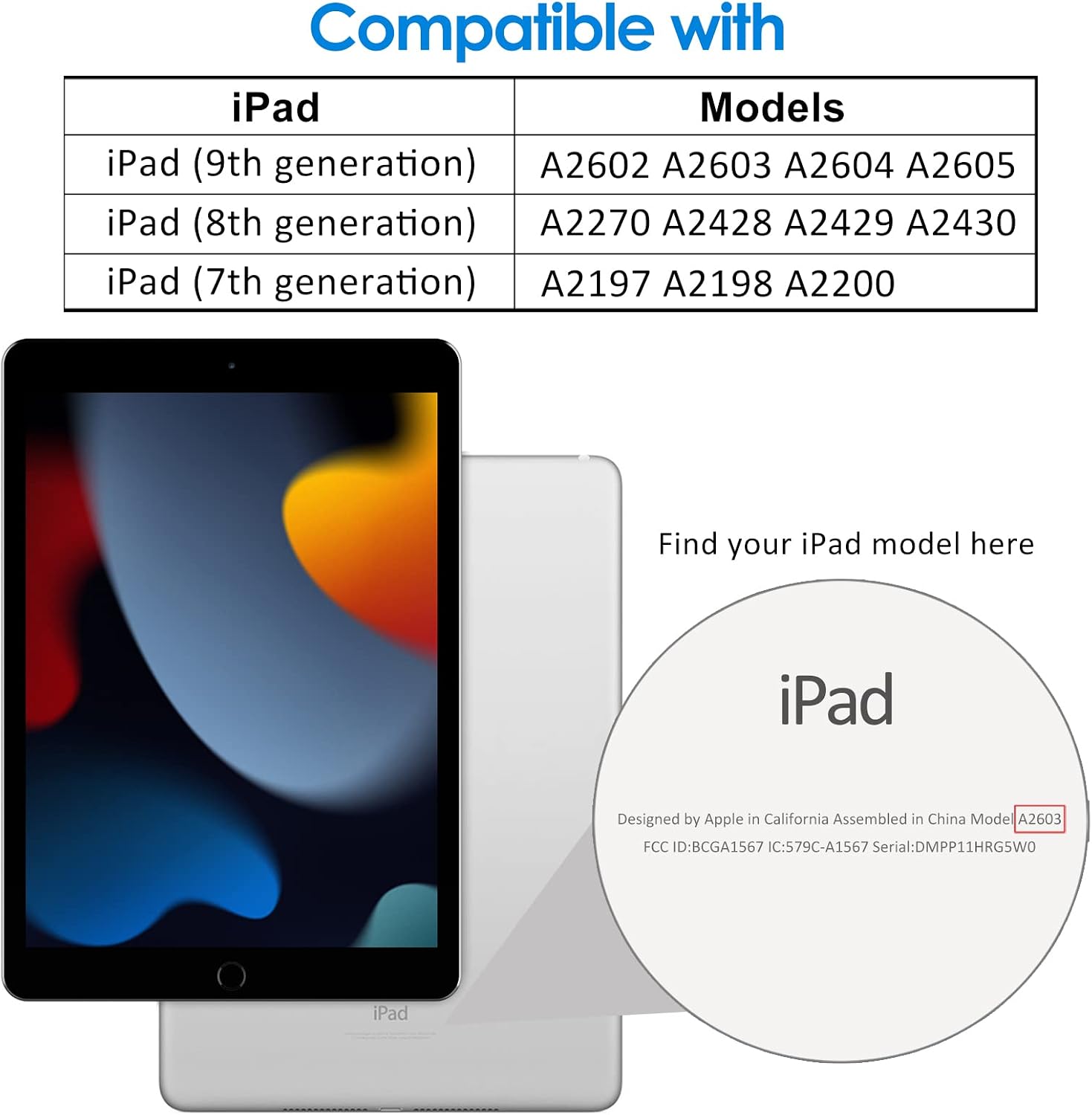 Detalle de JETech tempered glass screen protector for iPad 10.2-inch (9th/8th/7th gen, 2021/2020/2019) – 2-pack