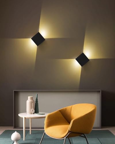 Thumbnail 7 de Lureshine Wandlampe mit austauschbarer G9 LED-Lichtquelle – 0–120° Einstellwinkel, Schwarz, Wandleuchte Innen/Außen