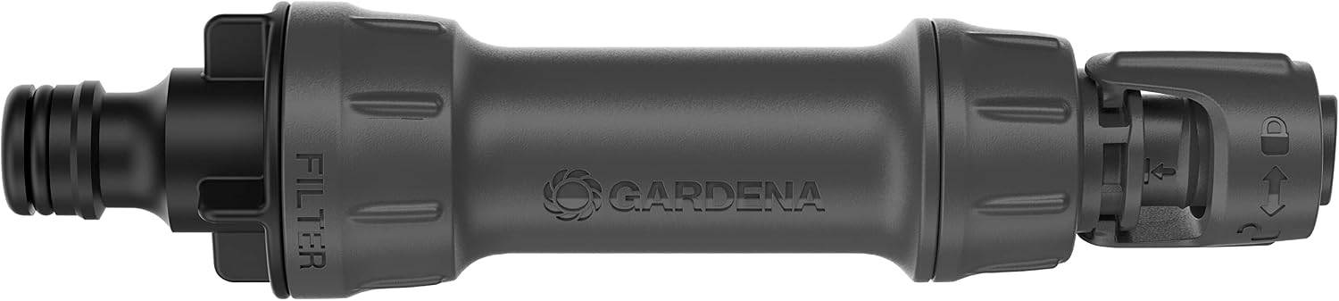Detalle de Gardena Micro-Drip-System Basisgerät 1000 – Startbaustein für das automatische Bewässerungssystem (13333-20)