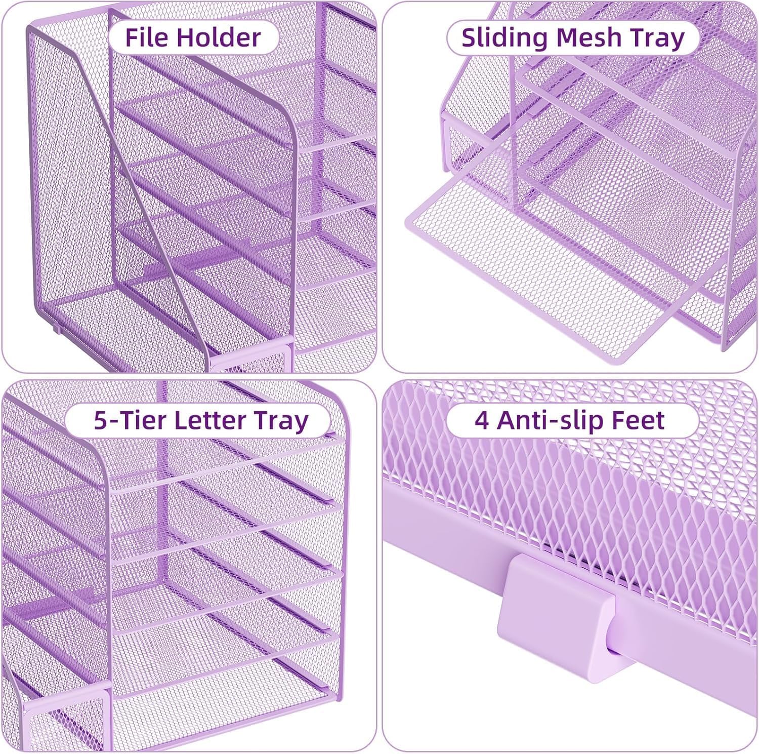 Thumbnail 4 de Marbrasse Schreibtisch Organizer 5 Ebenen 🗂