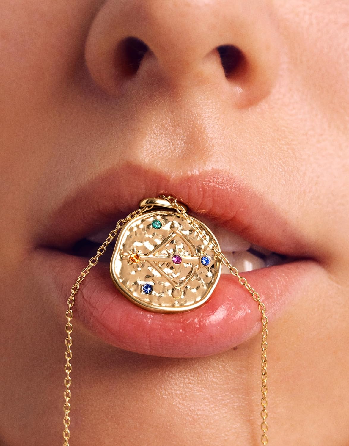 Thumbnail 2 de SINGULARU Charm Organic Colors Zodiaco Cáncer — Colgante 18Kt