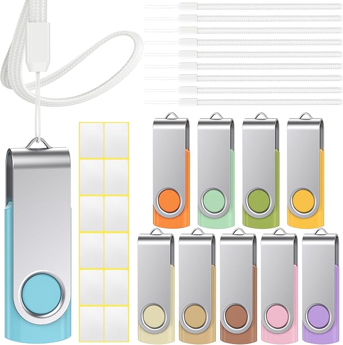 Imagen de Uflatek 32GB USB Flash Drive Pack de 10 🌈 en OfertitasTOP