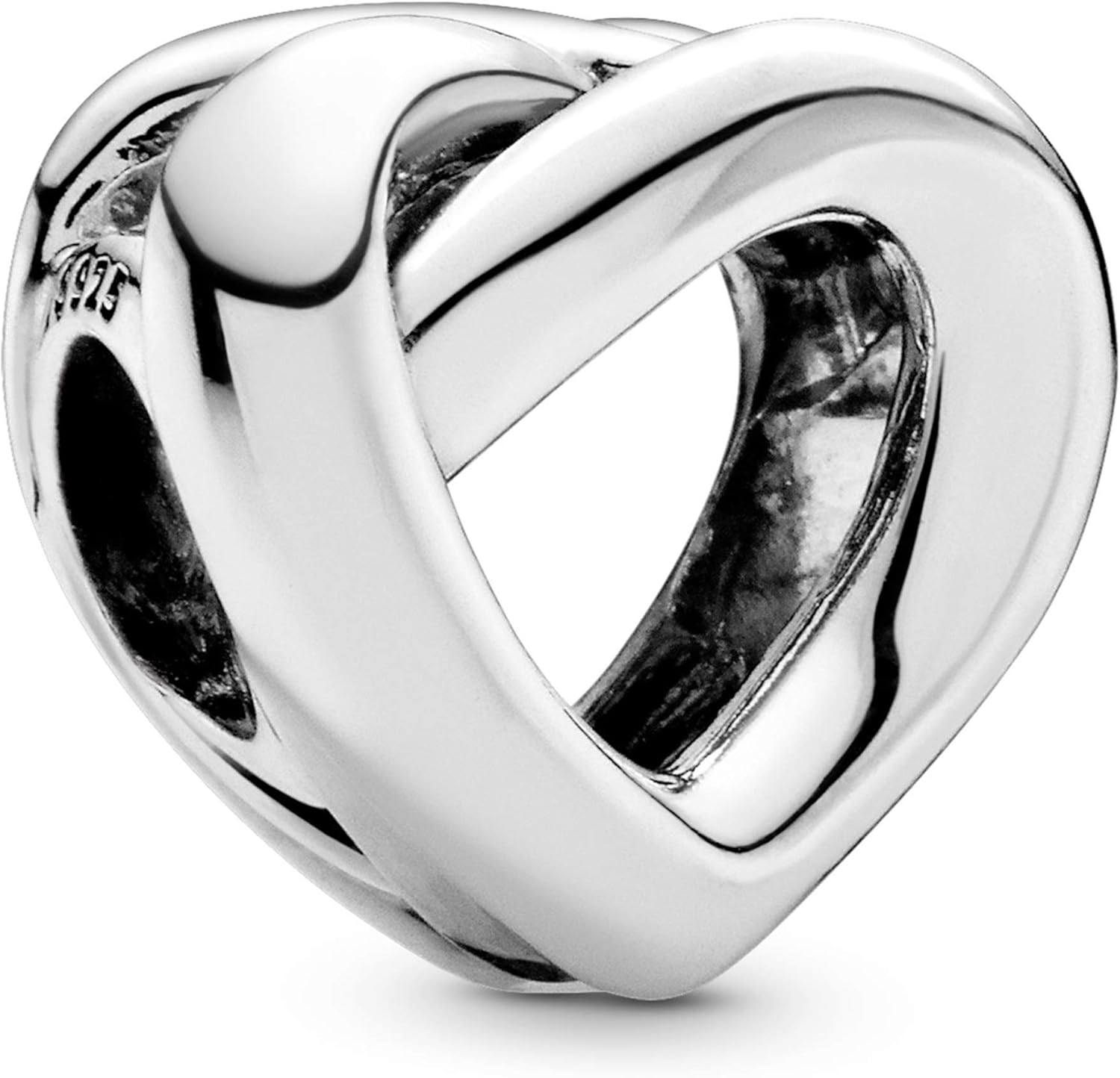 Detalle 2 de PANDORA Icons colgante etiqueta de plata con esmalte negro
