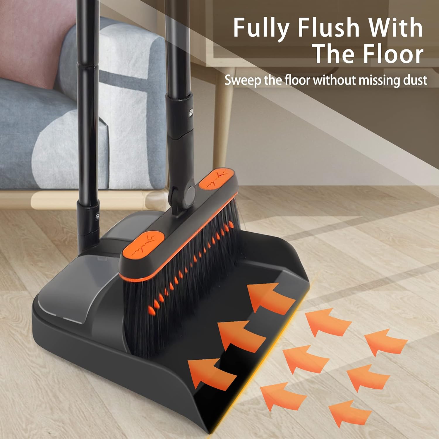 Thumbnail 5 de JEHONN Kehrgarnitur mit langem Griff und 180° Drehung 🧹