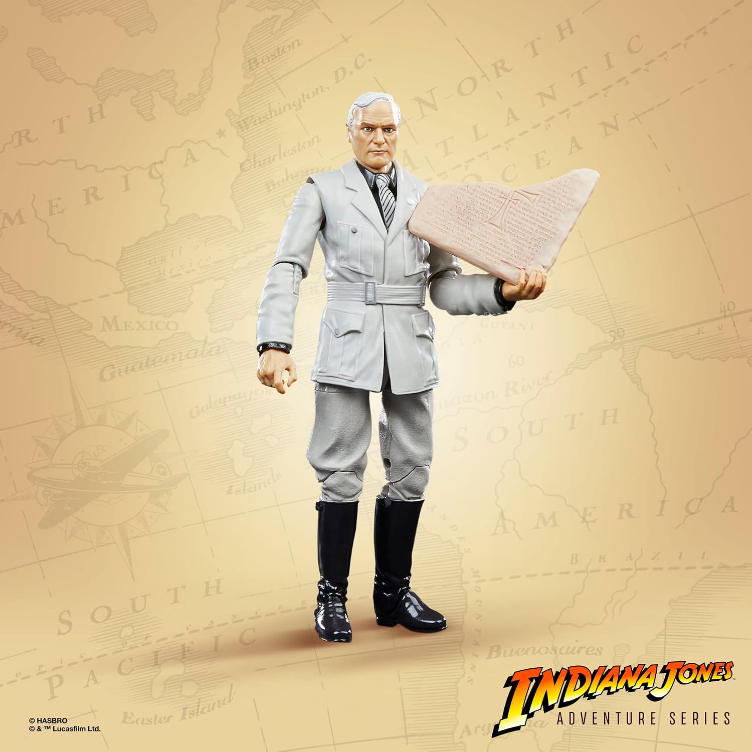 Thumbnail 6 de Hasbro Indiana Jones Adventure Series Walter Donovan アクションフィギュア 映画モチーフの付属品付き