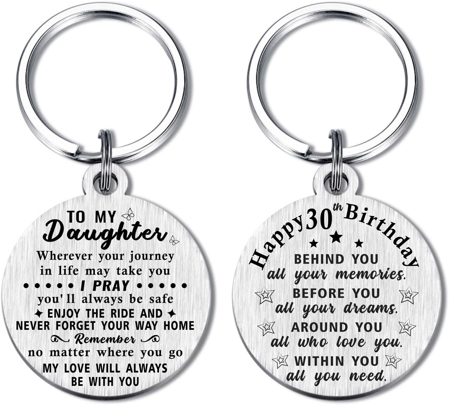 Thumbnail 5 de 30th Birthday keychain 1996, stainless steel