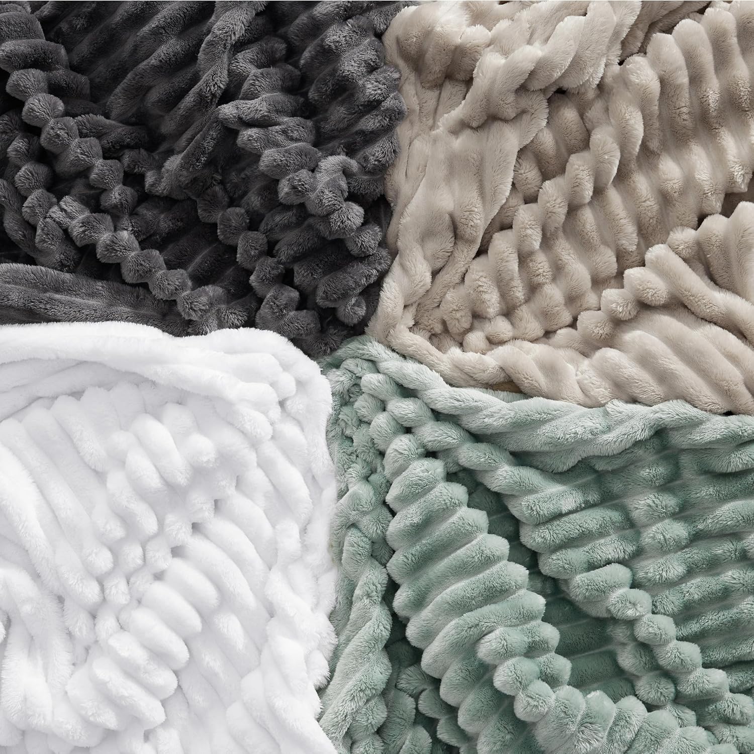 Thumbnail 6 de BEDSURE Kuscheldecke 220x240 – XXL Flanell-Fleecedecke in Weiß für Couch und Schlafzimmer