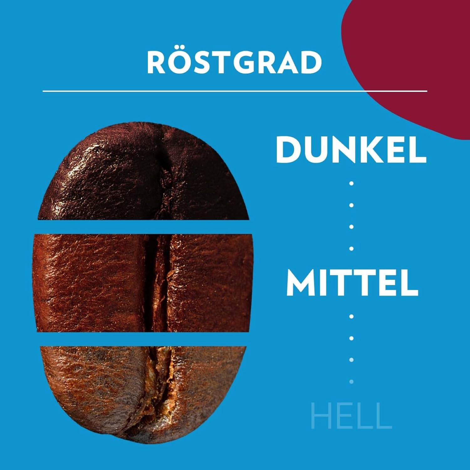 Detalle de Lavazza Decaf „My Rich Break“ Intenso (Entkoffeinierte Bohnen) – für Cappuccino, Intensität 6/10, 500 g