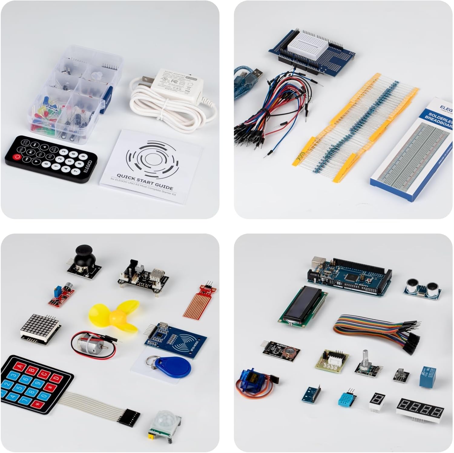 Thumbnail 1 de ELEGOO MEGA-R3 Starter Kit: Umfassendes Arduino-Projektpaket mit MEGA-R3 und 200+ Bauteilen