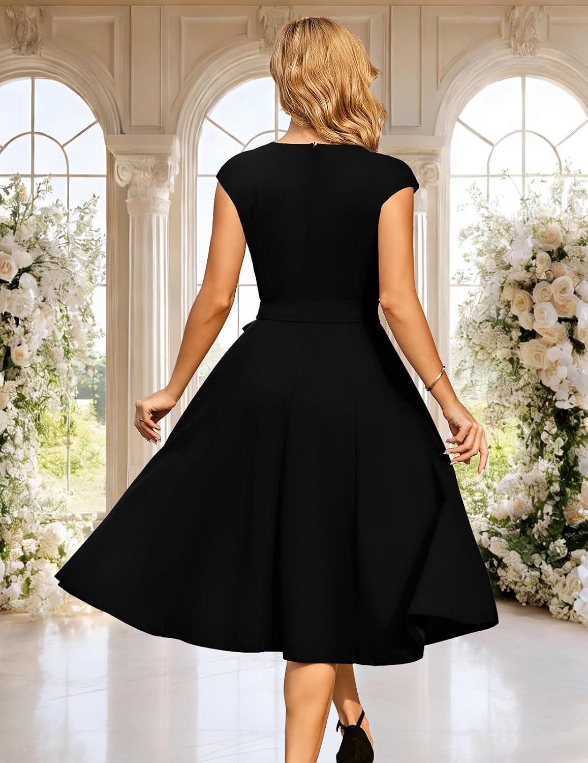 Thumbnail 4 de DRESSTELLS Women's Cocktail Dress Midi